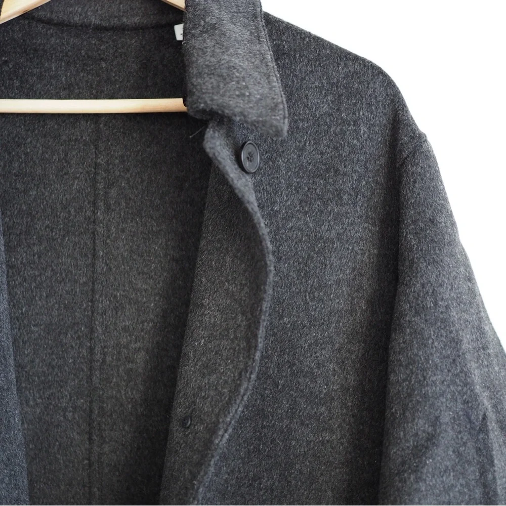JW Anderson premium wool Uniqlo double face oversized coat - Picture 10 of 12